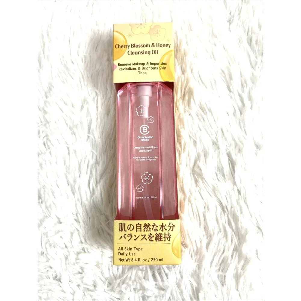 Makeup Removal Cleansing Oil For Face With Cherry Blossom & Honey  8.4oz